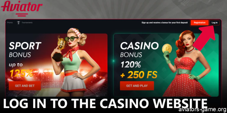 Log in to the casino website to make an Avaitor withdrawal